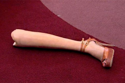 Aviva Drescher Prosthetic Leg Thrown