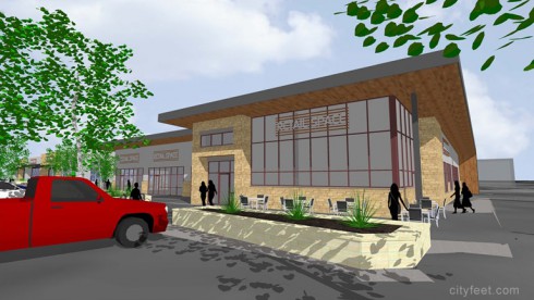Farrah Abraham restaurant building architect rendering