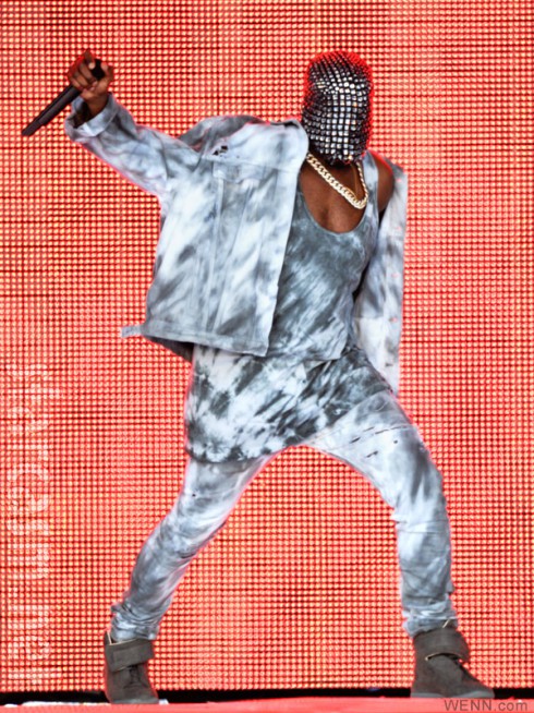 Why does Kanye West wear a mask on stage during his Yeezus ...