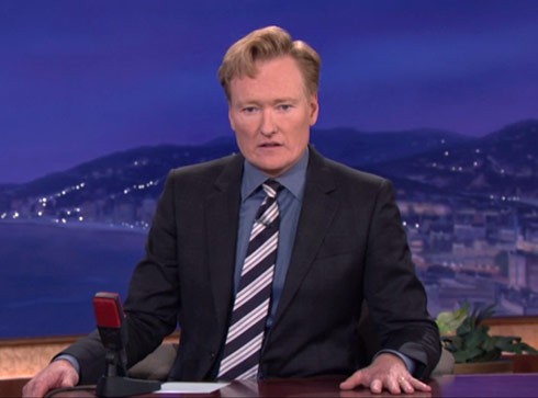 Conan O'Brien announces Robin Williams' passing with Andy Richter and Will Arnett