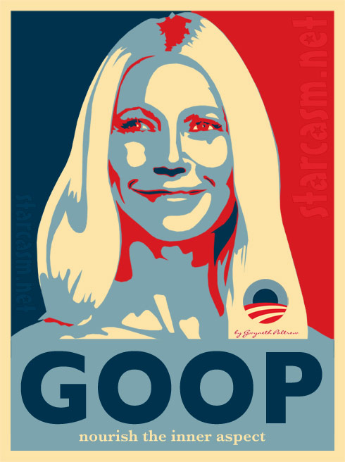 Gwyneth Paltrow Goop Obama poster - click to enlarge