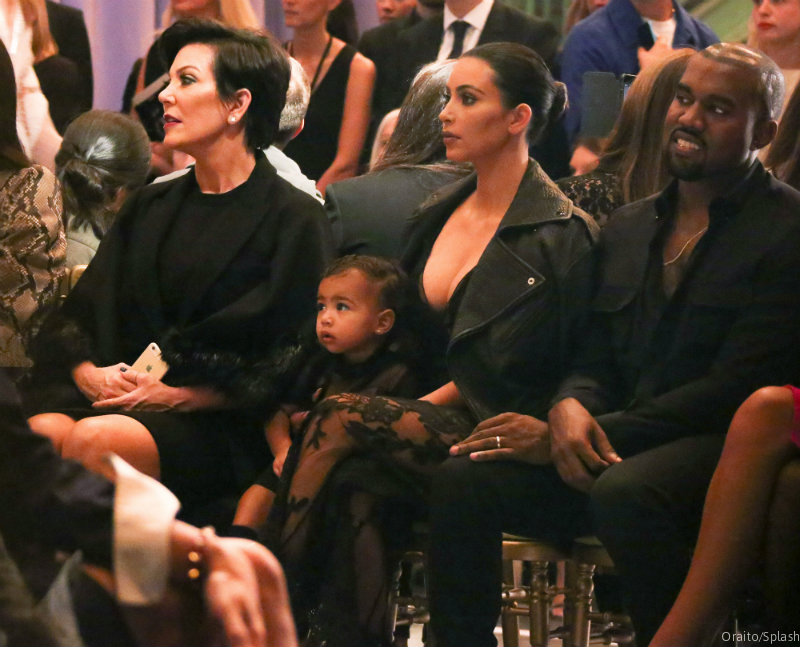 PHOTOS Kim Kardashian and North West match in sheer outfits