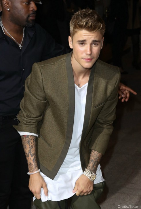 Justin Bieber Paris Fashion Week