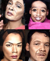 PHOTOS Makeup artist transforms himself into American Horror Story characters