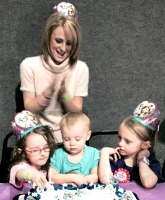 PHOTOS Leah Calvert celebrates twins’ 5th birthdays, explains Jeremy Calvert’s absence