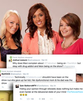 Farrah Abraham disses Teen Mom OG co-stars Maci, Catelynn and Amber via retweets