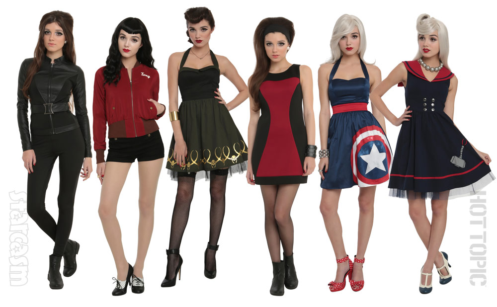 VIDEO PHOTOS Hot Topic launches Marvel Avengers line of dresses ...