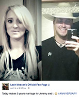 Leah Calvert notes anniversary, but unfollowed Jeremy Calvert