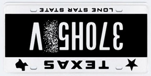 aholelicenseplate