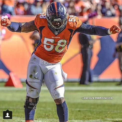 The Denver Broncos fine linebacker Von Miller for “excessive flatulence” in team meetings