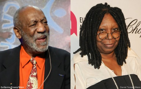 Whoopi Goldberg and Bill Cosby