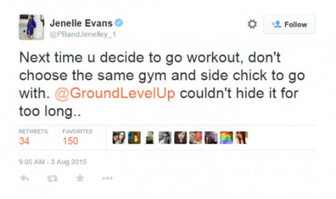 Jenelle Evans Nathan Griffith Cheating Tweet