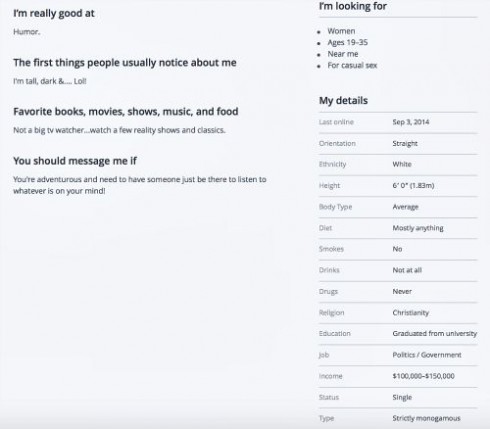 Joesmithsonnwa OKCupid