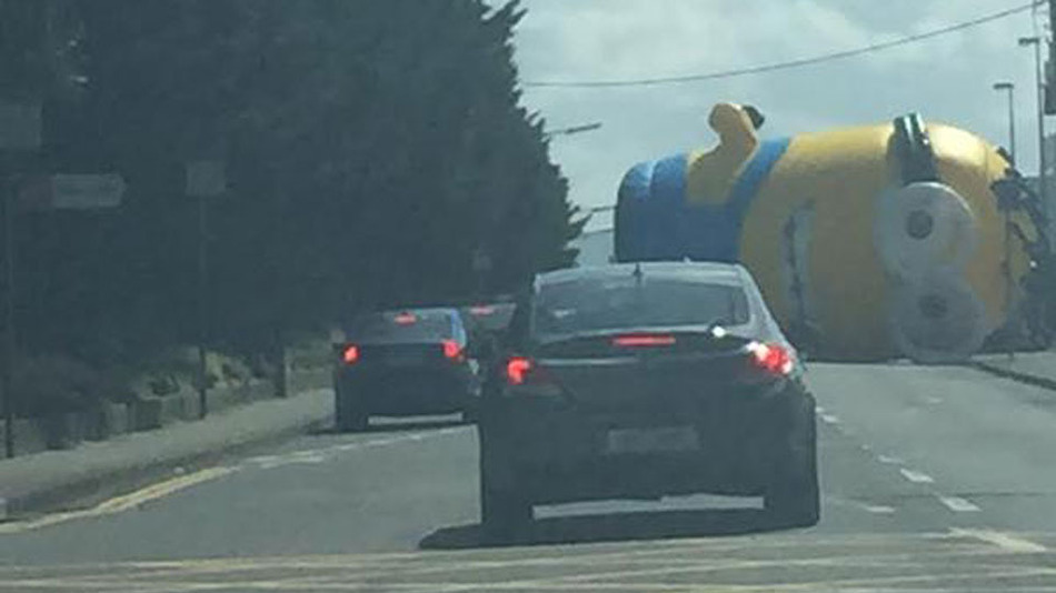 A giant minion attacked Dublin