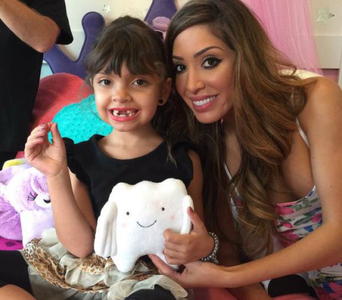 Farrah Abraham and Sophia Abraham Tooth Fairy