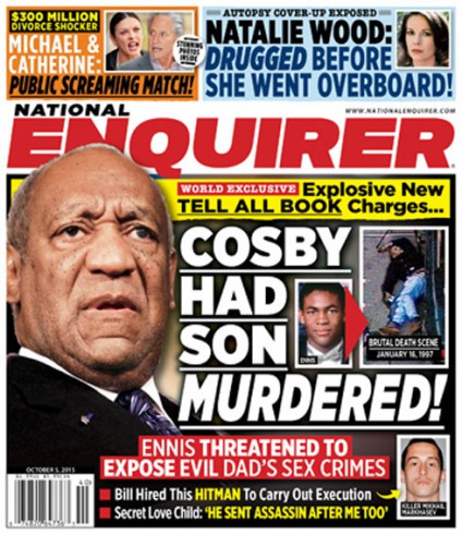cosby enquirer murdered starcasm headlines