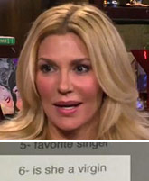 Brandi Glanville suggests preteen son ask about date’s virginity