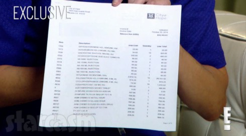 Brooks Proof of Cancer Medical Bills