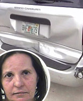 Florida woman’s hit-and-run fleeing folly foiled by her own car