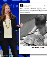 Chelsea Clinton is pregnant again! Grandma Hillary & Grandpa Bill respond