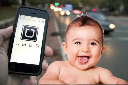 uber with an infant