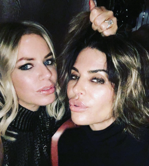 Caroline Stanbury and Lisa Rinna