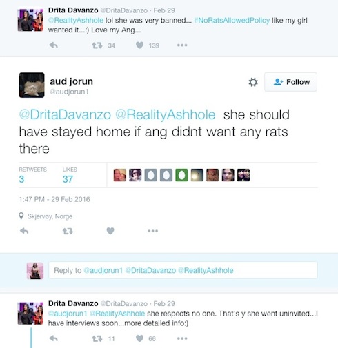 Mob Wives: Drita and Karen Twitter fight explodes following Big Ang ...
