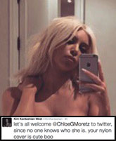 Kim Kardashian slams Bette Midler, Chloë Moretz over nude selfie row