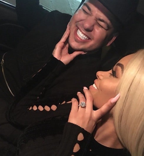 Rob Kardashian and Blac Chyna engaged 2