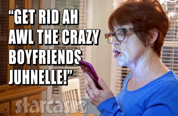 Babs Evans crazy boyfriend Jenelle quote