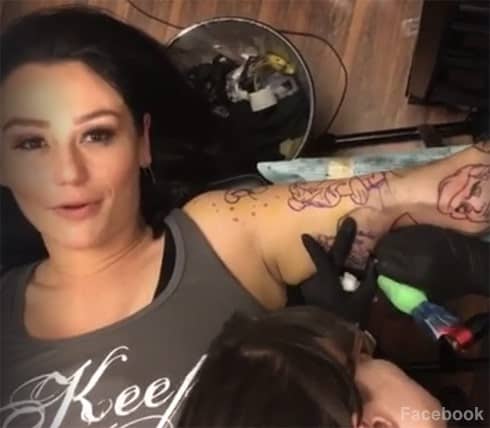 JWoww Disney sleeve tattoo VIDEOS PICS SCREEN GRABS