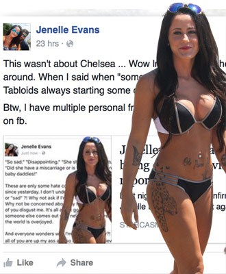 Jenelle Evans deletes Twitter account, says comment wasn’t about Chelsea Houska