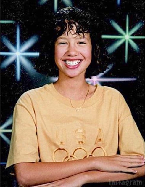 Amber Rose high school photo lasers