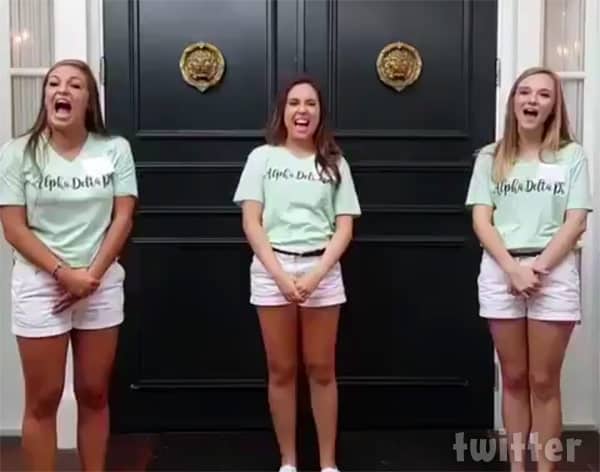 Viral Scary Alpha Delta Pi sorority video