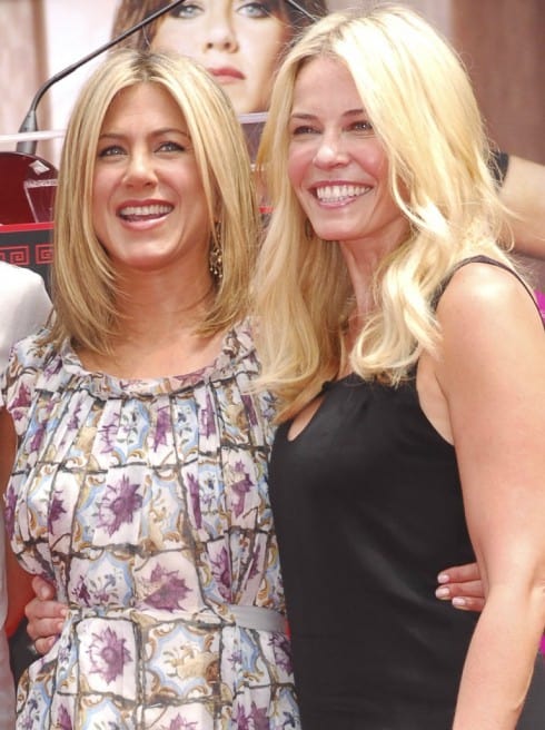 Jennifer Aniston and Chelsea Handler