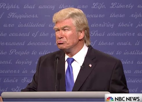 Alec Baldwin as Donald Trump on SNL