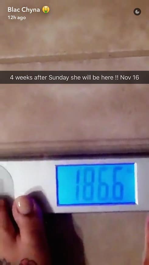 Blac Chyna due date 6