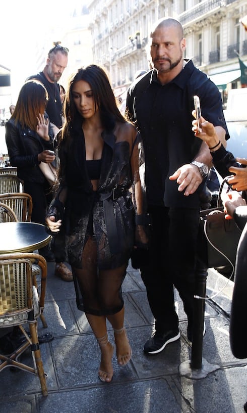 Kim Kardashian out and about in Paris