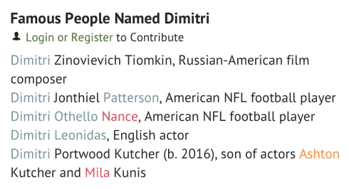 NameBerry Dimitri