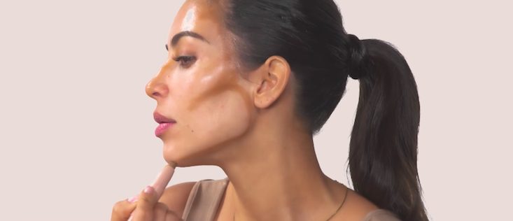 kim kardashian makeup contour stick