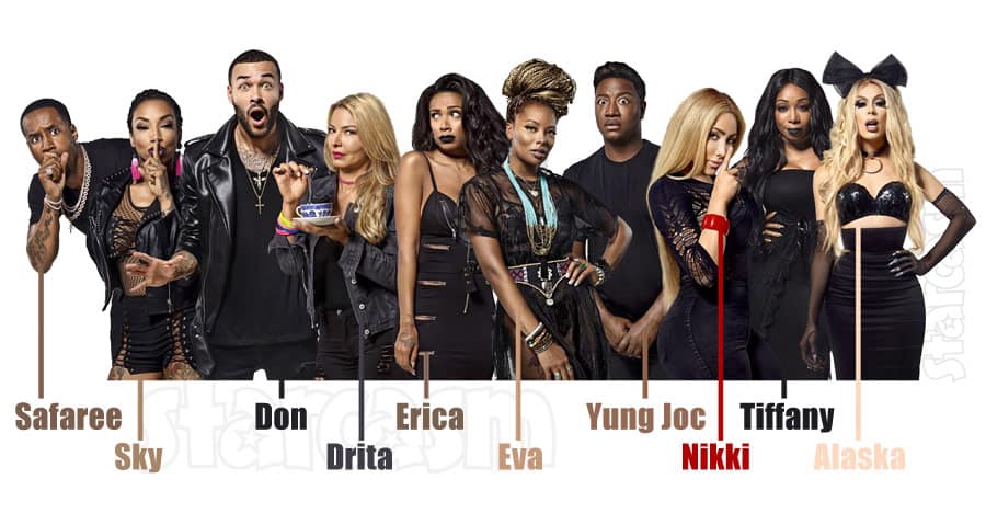 VH1 Scared Famous cast includes Erica Mena, Alaska, Drita D'Avanzo ...