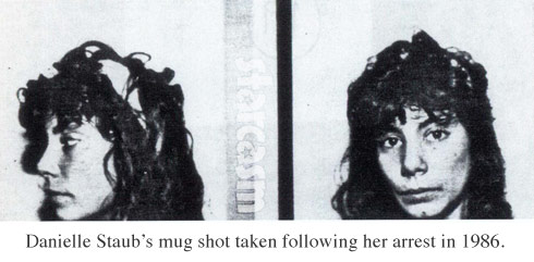 Danielle Staub mug shot photo, arrested in 1986