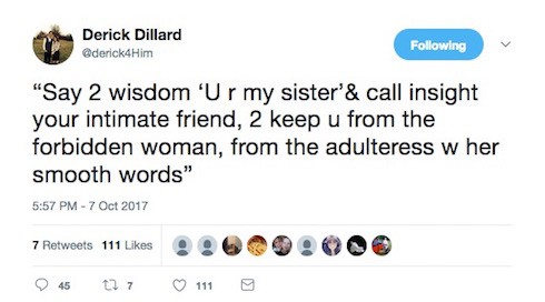 Is Derick Dillard cheating October 7