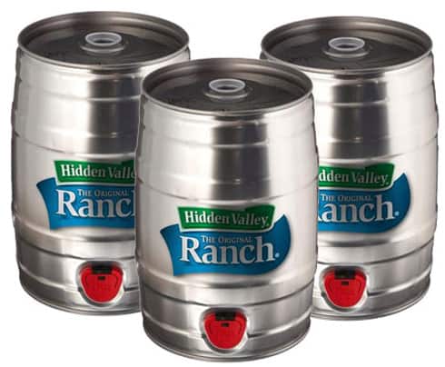 Hidden Valley Ranch in a keg