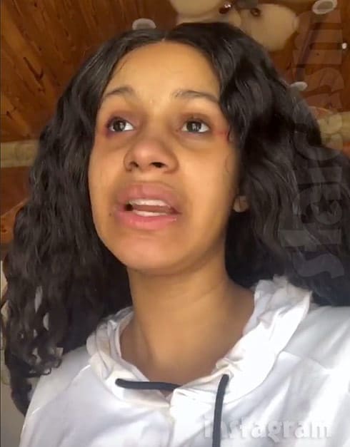 Cardi B with no makeup photos