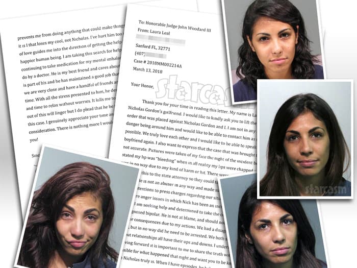 Nick Gordon's gf Laura Leal pens letter to judge, has arrest history