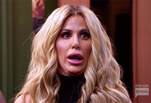 Kim Zolciak funny face