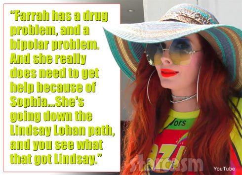 VIDEO Phoebe Price says Farrah Abraham has a 'drug problem' and gets