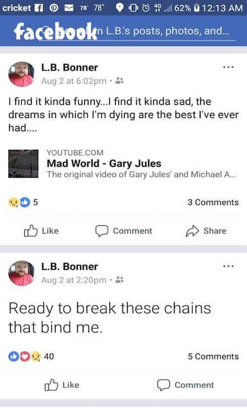 Did LB Bonner die 6