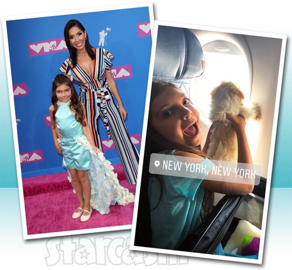 PHOTOS Sophia and Farrah Abraham at the VMAs, plus their new Zuchon puppy Cupcake